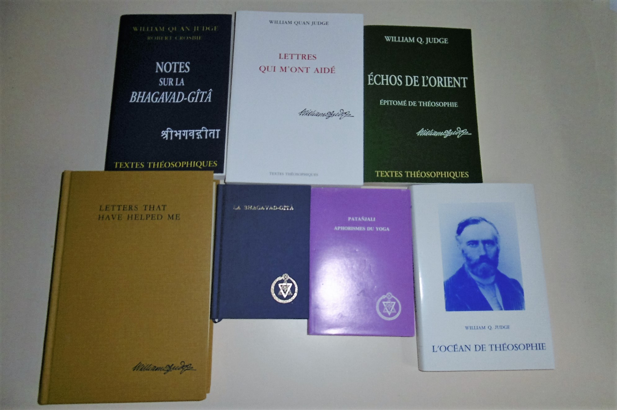 Photo des livres de W.Q.Judge